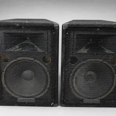 Sale Photo Thumbnail #281: Pair of Black Audio Speakers
