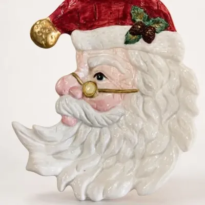 Sale Photo Thumbnail #243: Santa Claus Ceramic Wall Plaque