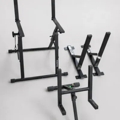 Sale Photo Thumbnail #289: Black Metal Weightlifting Rack Stands