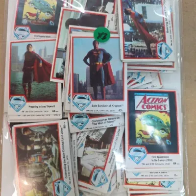 Sale Photo Thumbnail #53: Assorted Superman Trading Cards