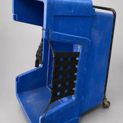 Sale Photo Thumbnail #290: Blue Plastic Rolling Utility Cart