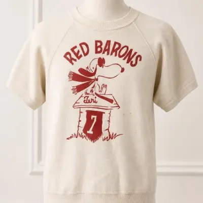 Sale Photo Thumbnail #262: Red Barons Graphic Short-Sleeve Sweatshirt