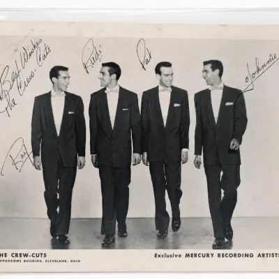 Sale Photo Thumbnail #45: Signed Black and White Group Photograph