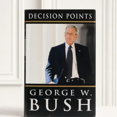 Sale Photo Thumbnail #214: Decision Points Hardcover Book