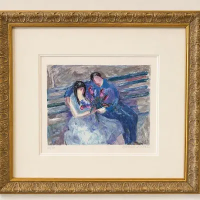 Sale Photo Thumbnail #210: Framed Romantic Couple Art Print