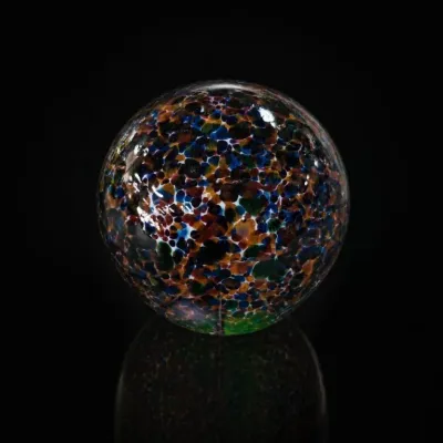 Sale Photo Thumbnail #153: Multicolor Art Glass Sphere