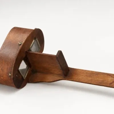 Sale Photo Thumbnail #213: Wood Stereoscope Viewer