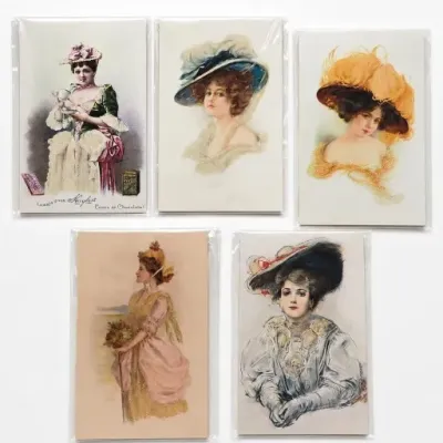 Sale Photo Thumbnail #184: Assorted Victorian Lady Portrait Prints