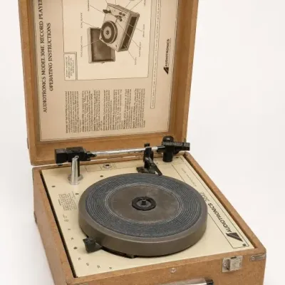 Sale Photo Thumbnail #114: Portable Boxed Record Player