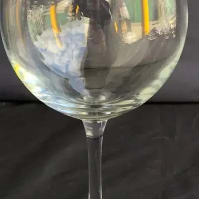 Large Clear Wine Goblet Glass – Oversized Stemware Barware Entertaining Glass