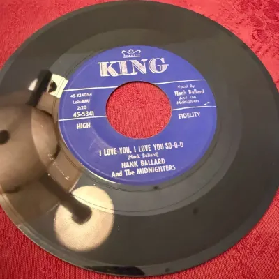 Hank Ballard & The Midnighters Finger Poppin’ Time King 45-5341 R&B 7” Record