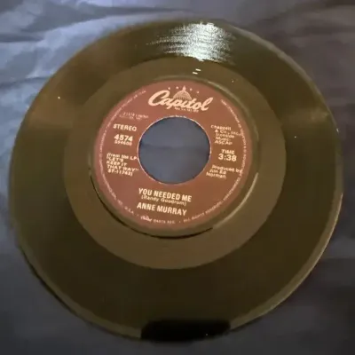 Anne Murray “You Needed Me” / “I Still Wish the Very Best for You” 45 RPM Vinyl Record – Capitol