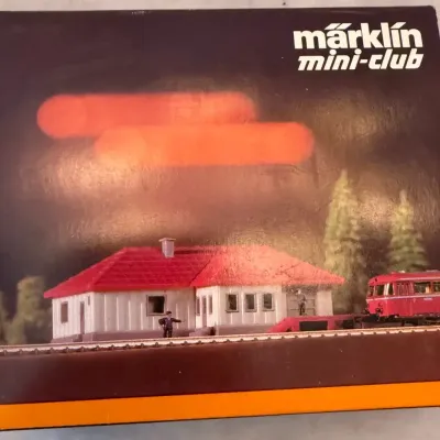 Märklin Mini-Club 8962 Z Scale Station Building Kit – Complete in Original Box