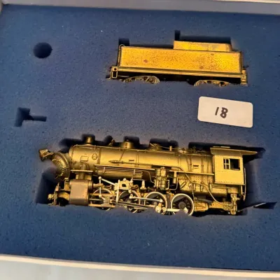 Alco Models HO Brass New York Central G-46h 2-8-0 Consolidation Steam Locomotive & Tender S-120