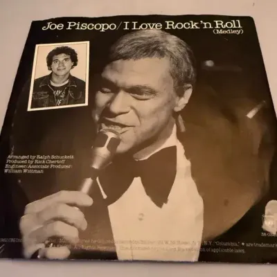 Joe Piscopo I Love Rock ’n Roll (Medley) 45 RPM Columbia 38-03253 w/ Original Picture Sleeve