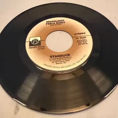 Starbuck Lash LaRue / Moonlight Feels Right Private Stock PS 45,039 45 RPM Vinyl Record