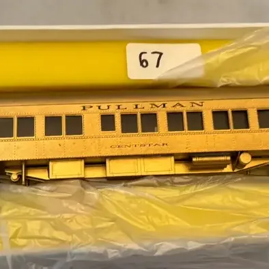 Great Brass Fleet HO Brass New York Central “Centstar” Pullman Sleeper Passenger Car w/ Box