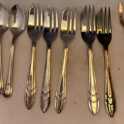 Vintage Hotel & EPNS Flatware Assortment – Sheffield & Standard Club