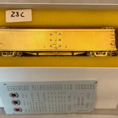 W&R Enterprises HO Brass Northern Refrigerator Car Co. NRC Express Reefer #601-667 w/ Box & Decals
