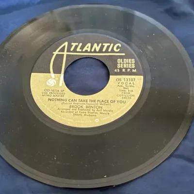 Brook Benton Atlantic Oldies Series 45 RPM – “Rainy Night in Georgia” / “Nothing Can Take the Place 