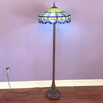 Tiffany Style Stained Glass Floor Lamp