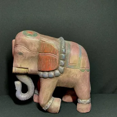 Wood Carved Elephant 