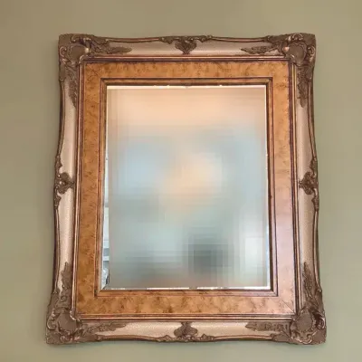 Gold Tone Wall Mirror