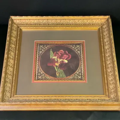 Framed Iris Print