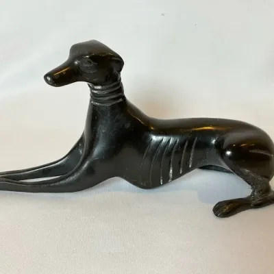 Art Deco Bronze Greyhound II