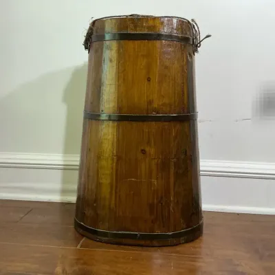 Wooden Barrel Decor 