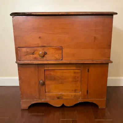 Antique Rustic Lift Top Dry Sink