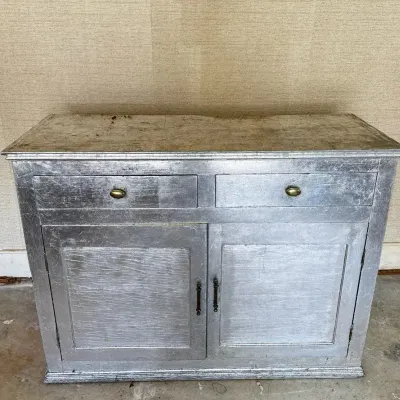 Silver Buffet Cabinet