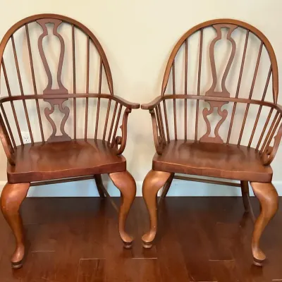 Windsor-Style  Captains Chairs