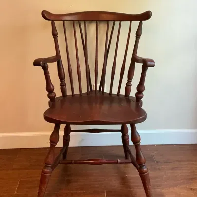 Wooden Windsor Arm Chair