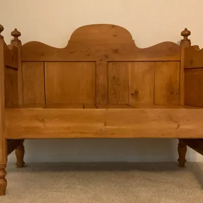 Knotty Pine Bench