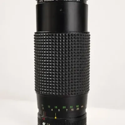 Black Camera Zoom Lens
