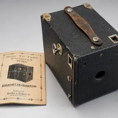 Black Box Camera With Instruction Booklet