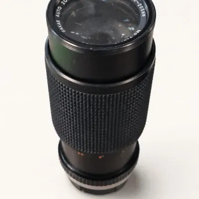 Black Camera Zoom Lens