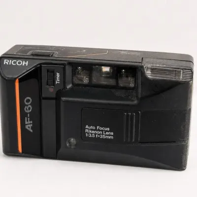 Black Ricoh AF-60 35mm Film Camera