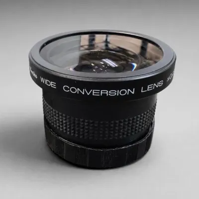 Black Wide Conversion Camera Lens