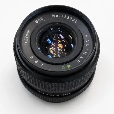 Kalimar 28mm f/2.8 Camera Lens