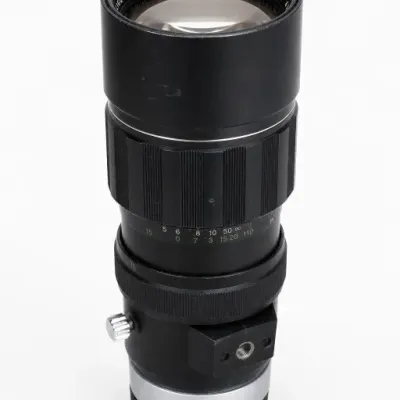 Black and Silver Camera Lens