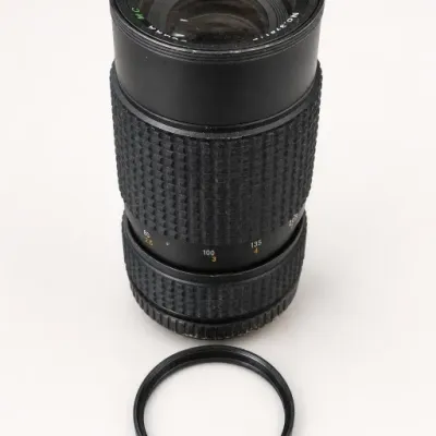 Black Camera Zoom Lens With Filter Ring