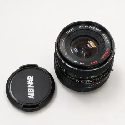 Albinar 28mm Camera Lens With Cap