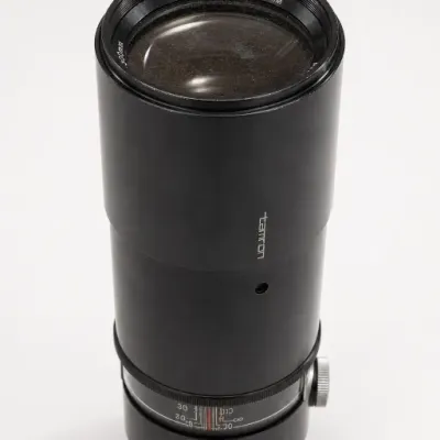 Black Telephoto Camera Lens