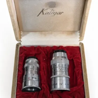 Kaligar Metal Camera Lenses in Fitted Case