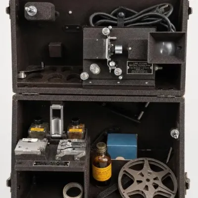 Film Editing Equipment Set in Fitted Case