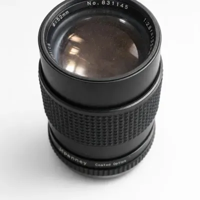 Black Telephoto Camera Lens
