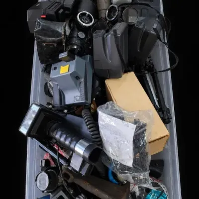 Assorted Cameras and Camera Accessories