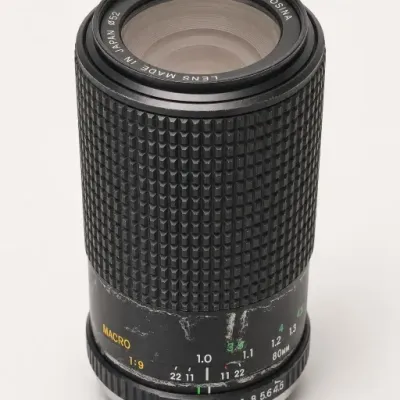 Black Camera Zoom Lens